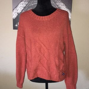 Hollister orange sweater